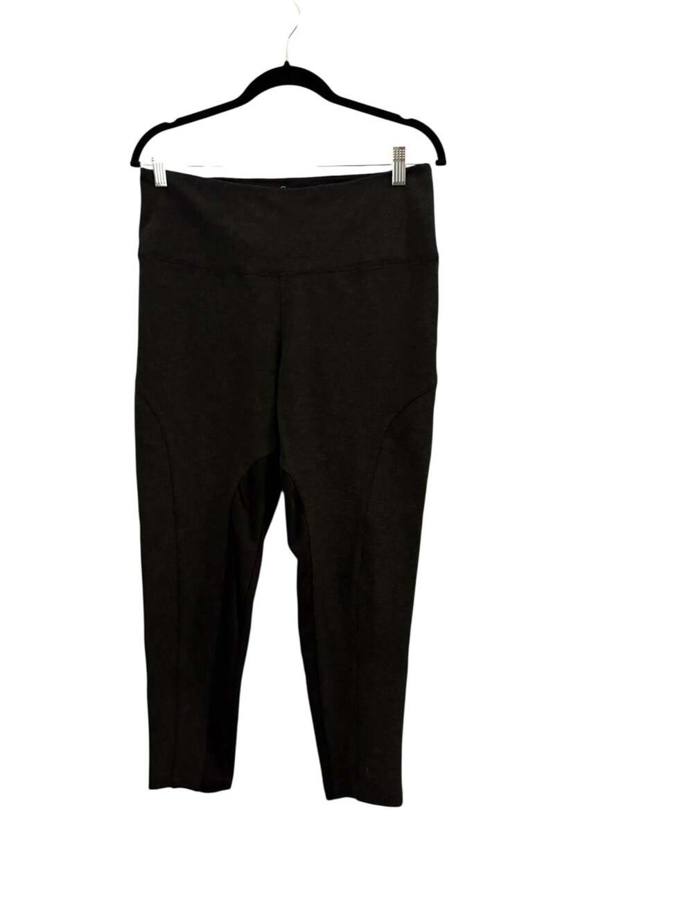Lysse Dark Gray Moto Leggings With Faux Suede inner Thigh L Minimalist Basic